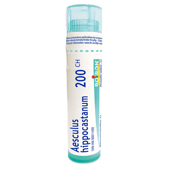 Boiron Aesculus Hippocastanum 200CH Homeopathic Medicine for Circulatory Health, 80 Pellets