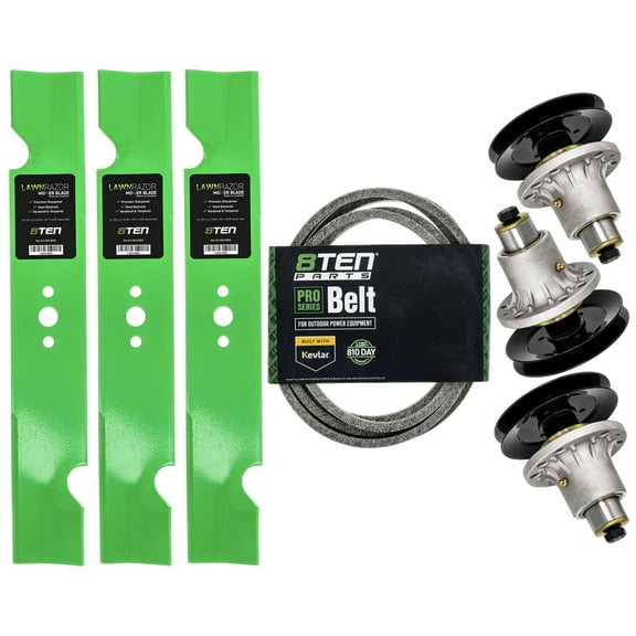 8TEN Blade Spindle Belt Kit for Exmark 48 inch Lazer Z HP LHP4818KC MK1005292