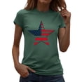 thumbnail image 2 of Maqroz 250 Anniversary USA Shirt Women 4th of July Shirts 1776-2026 250th Birthday T-Shirt "We the People" Short Sleeve Crew Neck Tops, 2 of 7