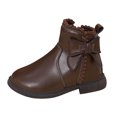 thumbnail image 3 of Toddler Girls Fall Winter Fashion Boots Casual Side Zipper Girls Shoes, 3 of 7