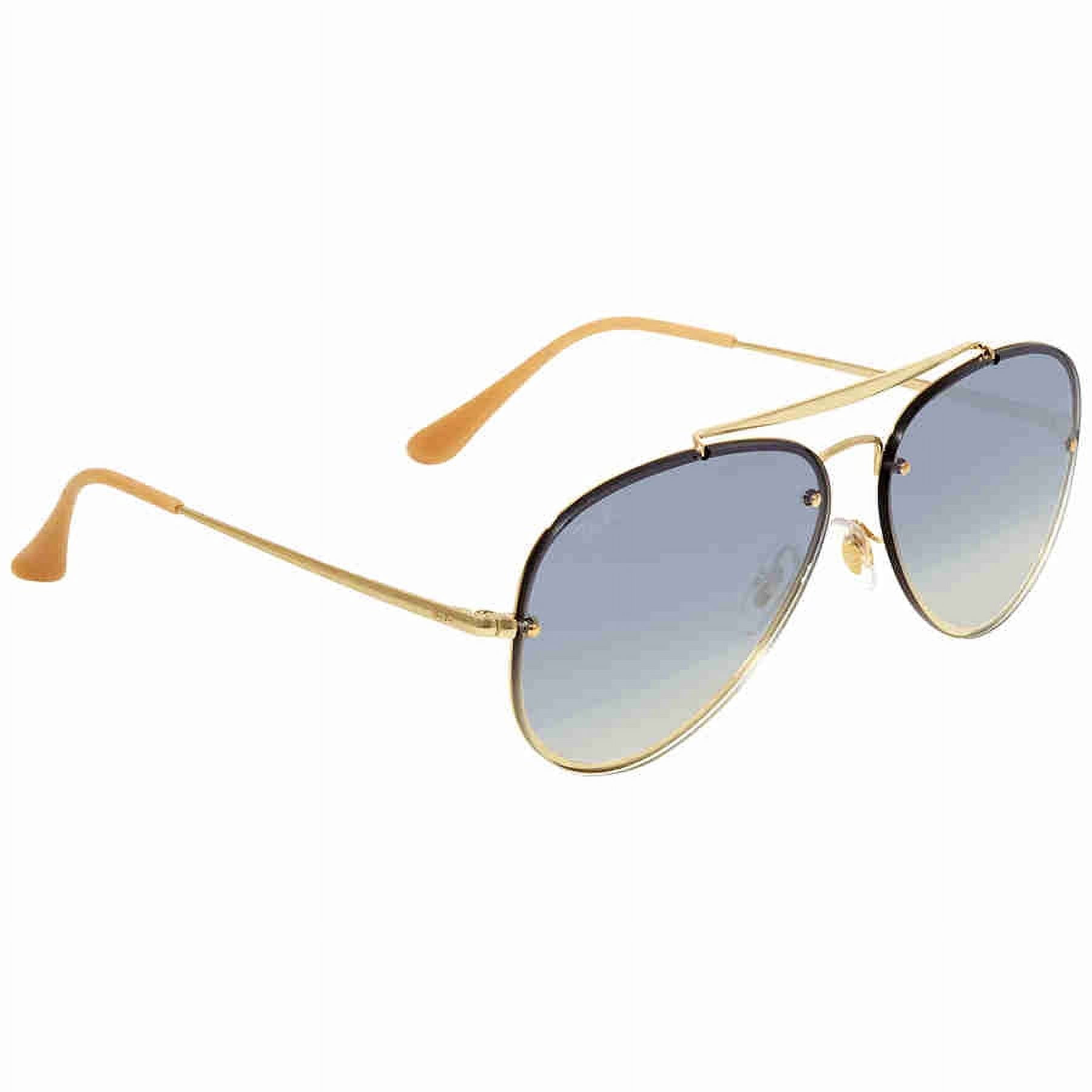Ray-Ban Blaze Aviator RB3584N-153/11-61 Black Stainless Steel 