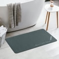 thumbnail image 3 of REGALWOVEN Absorbent Bath Mat Non-Slip Floor Rug for Bathroom Kitchen Navy Blue Feather 16' x 24', 3 of 6