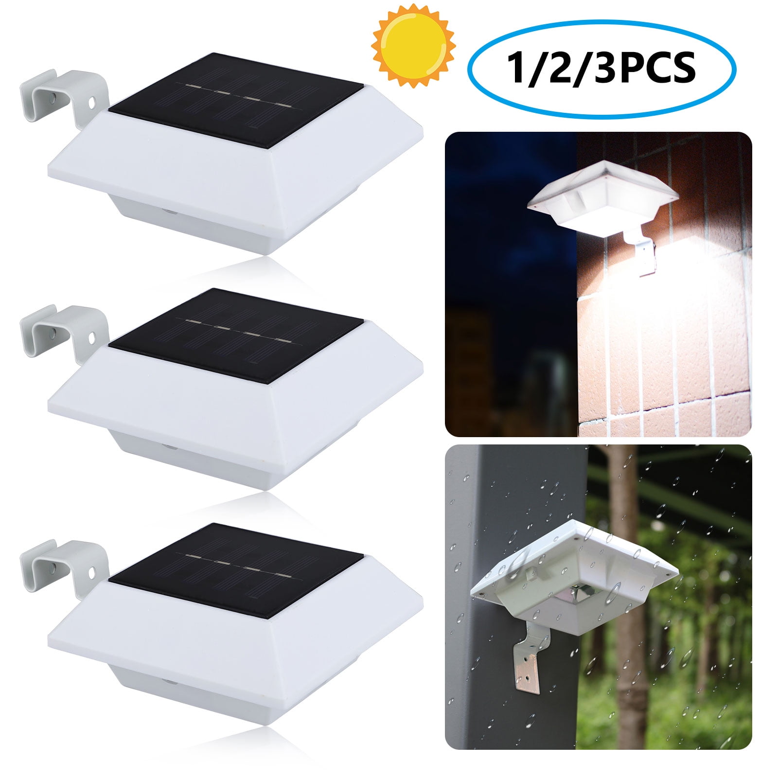 5 Color Brand new Solar powered LED Lights for Garden Driveway Decking Anywhere