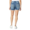 thumbnail image 2 of WallFlower Women's Irresistible Denim Shorts High-Rise Insta Soft Juniors, 2 of 4