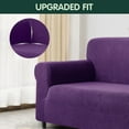 thumbnail image 4 of CHUN YI 1-Piece Checks Stretch Sofa Cover Slipcover Couch Cover, 4 of 6