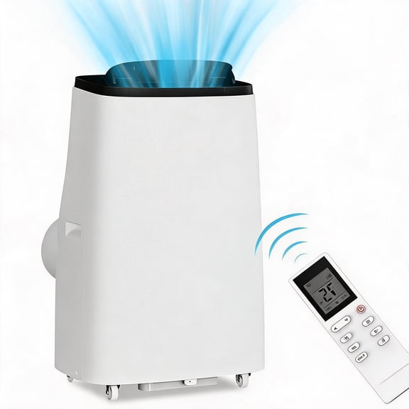 14000 BTU Portable Air Conditioner, 3 In 1 For Rooms Up To 700 Sq Ft With Remote Control