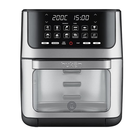 Horno Multifuncional Premium + Freidora de Aire 12L Hukën x MasterChef