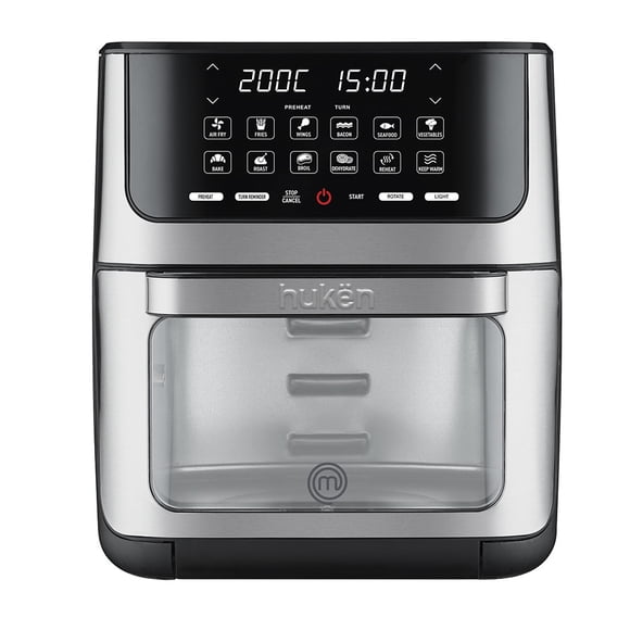 Horno Multifuncional Premium + Freidora de Aire 12L Hukën x MasterChef