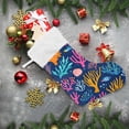 thumbnail image 6 of RMDQTR Christmas Stockings for Xmas Gifts - Large Size Festive Holiday Decor for Family Ocean Life, 6 of 8
