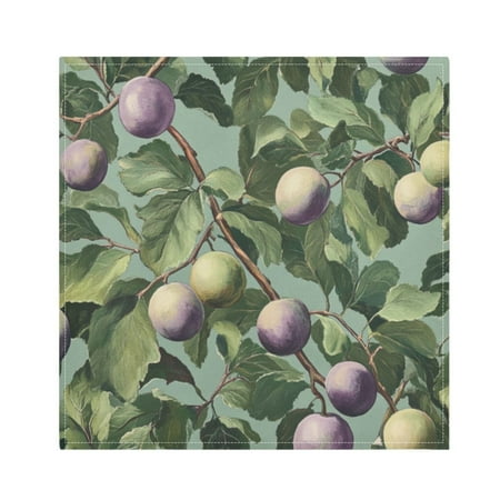 

Napkin Satin Napkin 20*20Inchx6 Kitchen Towel Dinner Plate Towel Decorative Towel Napkin Tea Towel Suitable For Kitchen Table Colored Plum
