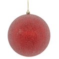 thumbnail image 1 of Vickerman N172403D Boule d'Ornement Glacée Rouge de 8 Po, 1 of 1