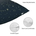 thumbnail image 5 of YFYANG Square Decorative Throw Pillow Case (Without Pillow Insert), Constellation Lines Texture Bedroom Sofa Car Cushion Cover, 18"x18", 5 of 9