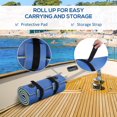 thumbnail image 4 of Soozier 6.5' x 2' Roll-Up Water Floating Mat Pool Pad for Recreation Blue, 4 of 9