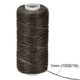 thumbnail image 4 of Unique Bargains Dark Brown Polyester Waxed Leather Sewing Thread, 55 Yards, 2 Pack, 4 of 6