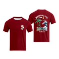 thumbnail image 7 of Bibifish Mens T-Shirts Oversize Back Graphic Letter Print Tees Streetwear Casual Short Sleeve Tshirts, 7 of 7