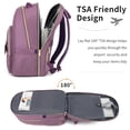 thumbnail image 4 of Mochila Breold para mujer, trabajo y viajes de 17,3 pulgadas con puerto USB, 4 of 7