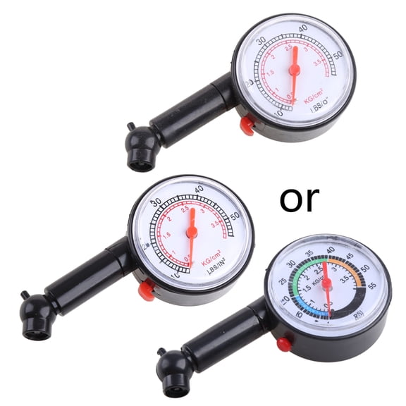 Tire Low Air Pressure Gauge Heavy Duty Accurate Large Glossy Easy to Read for Car Truck Tires Tester Meter
