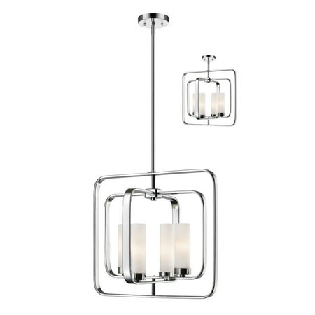 

Z-Lite 6000Sfc Aideen 4 Light 16 Wide Shaded Chandelier - Chrome