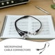 thumbnail image 4 of KAKOWELY 2Ud Adaptador Divisor De Micrófono Xlr 1 A 3 Con Cable Aislado Para Grabación Profesional Negro, 4 of 8
