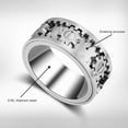 thumbnail image 3 of JFBUJC Rotating Gear Ring Stainless Steel Machinery Wind Designer Decompression Ring, 3 of 4