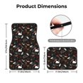 thumbnail image 5 of Zufioo Animal Koi Fish Print Car Floor Mats Four-piece Set, Car Interior Accessories - Corrosion-resistant, Non-Slip, Suitable for Cars, Trucks, Vans, 5 of 7
