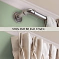 thumbnail image 4 of Rod Desyne 1 inch Blackout Curtain Rod, 48-84", Satin Nickel, 4 of 10