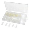 Unique Bargains Women Clear Acrylic DIY False French Nail Art Half Tips Salon Tools 100PCS