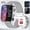 Silvery, variant on Steel Band 2.01" 240P Smartwatch, Magnetic Charging, Wireless Call & Flashlight, Valentine Gift for iOS Android