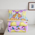 thumbnail image 5 of Manfei Ice Cream Bowknot Full Size Comforter Sets,Colorful Drip Bedding Comforter Set,Colorful Stars Reversible,3pcs,1 Comforter and 2 Pillowcases, 5 of 7