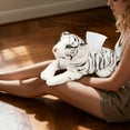 thumbnail image 4 of Plush Tissue Box Cover with Realistic Doll Design - Soft Decorative Holder for Home, Car Interior, Unique & Functional Gift Idea White, 4 of 6