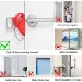 thumbnail image 4 of PORTABLE DOOR LOCKS - 2 Pack Extra Heavy Duty Red Locks for Added Privacy and Security in Hotels and Prevent Unauthorized Access to Travel, Home, Apartments and Schools., 4 of 6