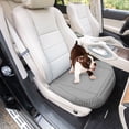 thumbnail image 4 of FH Group Car Seat Cushion – Durable PU Leather Bottom Seat Protector, Water Resistant for Car, Sedan, Truck, SUV Solid Gray, 4 of 8