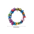 thumbnail image 3 of Rirozkan Butterfly Wreath, Artificial Flower Wreath, Spring Hanging Decor for Store Front, Restaurant, and Wall Display, 3 of 6