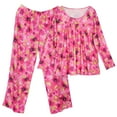 thumbnail image 4 of Loritta Womens Pajama Sets 2 Piece Loungewear Long Sleeve Shirts and Pants Pjs Sleepwear with Pockets, 4 of 6