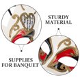 thumbnail image 3 of Máscaras venecianas con forma de llama para hombre, creativas máscaras masculinas de mascarada, decoración de media cara, suministros para fiestas, banquetes y bailes (rojas), 3 of 7