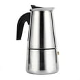 thumbnail image 1 of Yosoo Stainless Steel Percolator Moka Pot Espresso Coffee Maker Stove Home Office Use, Stainless Steel Coffee Maker, Coffee Maker Stove, 1 of 3