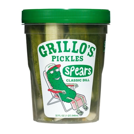Grillo s Pickles Classic Dill Pickle Spears  32 fl oz  Jar