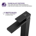 thumbnail image 2 of Enti Series Single Hole Single-Handle Vessel Bathroom Faucet in Matte Black, 2 of 5
