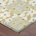 thumbnail image 3 of Addison Rugs Chantille Indoor/Outdoor Transitional Floral Gold Machine Washable Round Rug, 8' x 8', 3 of 8
