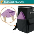 thumbnail image 6 of SUN CUBE Women Sun Hat Neck Flap Cover, UV Protection Wide Brim Fishing Hat, Ponytail Hole Hiking Hat, Foldable Beach Cap Gardening Camping Outdoor Safari Sun Hat, Summer Travel Gifts UPF 50+, Purple, 6 of 7