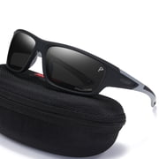 Polarized Sports Sunglasses for Men UV400 Protection Anti-Glare with Adjustable Strap for Fishing & Driving