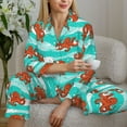 thumbnail image 6 of Bingfone Womens Pajama Sets Octopuses Print,Long Sleeve Loungewear Pajamas Set-Medium, 6 of 8