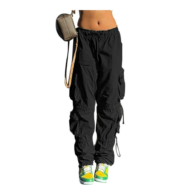 Unisex Teen Hip Hop Punk Loose Baggy Cargo Pocket Pants Long Trousers  Overalls