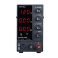 thumbnail image 1 of wanptek NPSP1203W Alimentation DC Réglable avec Triple Affichage, Sortie 0-120V/0-3A, 360W, Design Compact, Noir, Prise US, 1 of 6