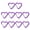 Purple, variant on Sportteer Climbing Carabiners Carabiner Clips Heart-shaped Carabiner Hooks: 10Pcs Compact Quick Link Snap Hook Clips Strong Load-bearing Key Holders Camping Supplies