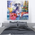 thumbnail image 3 of Watercolor Hello Winter Great Dane Chill Christmas Welcome Tapestry Danes Dog Lover Gifts Wall Hanging Backdrop Home Decor - 00016, 3 of 5
