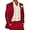 Red, variant on 2pcs Mens Linen Suit Casual Slim Fit Vintage Suits Groomsmen Suits Wedding Summer Beach Blazer Pants Set