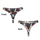 thumbnail image 3 of Balery Paw And Bones Tangas de Algodón para Mujer con Estampado – Ropa Interior Sexy, Transpirable, G-string-Large, 3 of 6