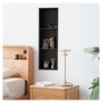 thumbnail image 3 of Shower Niche 8" X 36" Black, 3 Shelves Wall Niche Stainless Steel Recessed Shower Shelf for Bathroom Storage, No Tile Needed Over Mount Installation, 3 of 7