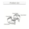 thumbnail image 3 of Heart-Shaped Cookie Cutter - 304 Stainless Steel Diy Baking Mold for Cookies, Cake Decor, Veggie Cutting, And Craft Projects, Dishwasher Safe And Non-Stick Harlik, 3 of 7